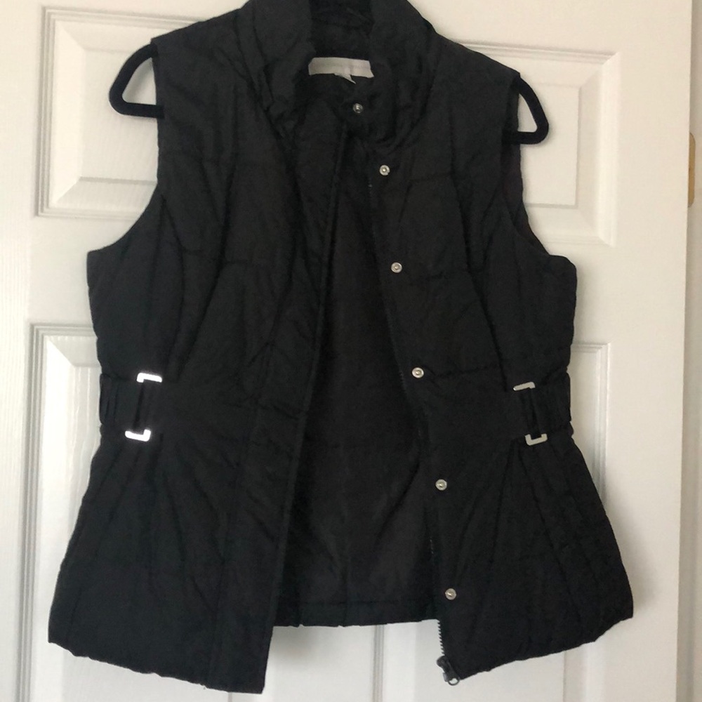 Black winter vest